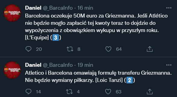 NA TYLE Barcelona wyceniła Griezmanna!